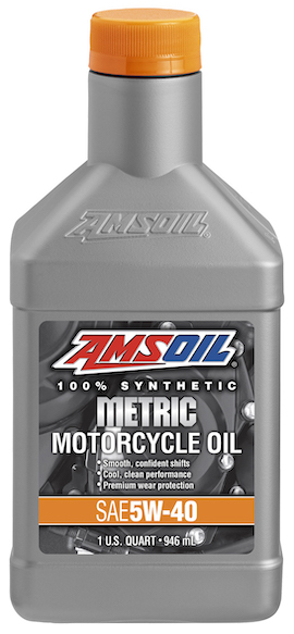 AMSOIL 5W-40 Synthetic Metric Motorcycle Oil (MMF)